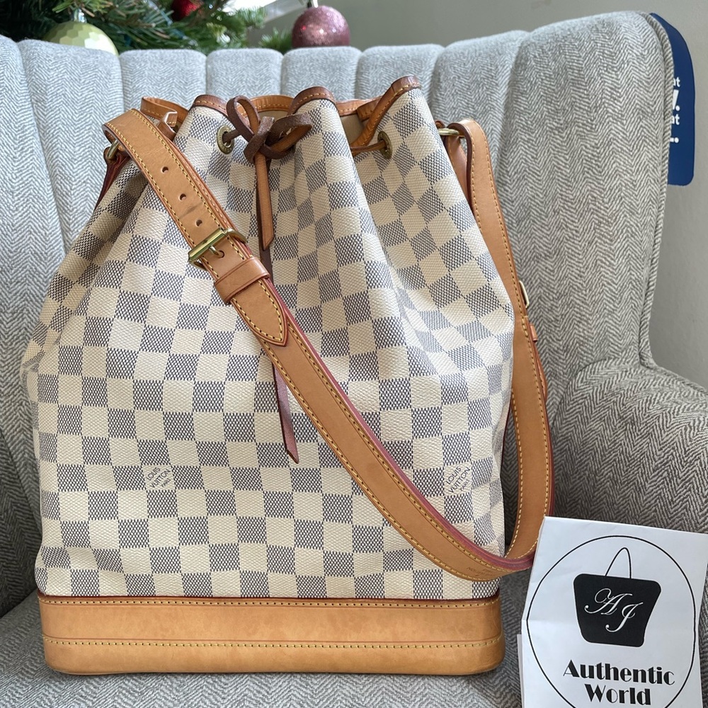 Louis Vuitton LV Noe GM Azur bucket shoulder bag